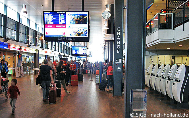 Ankunft Rotterdam Airport