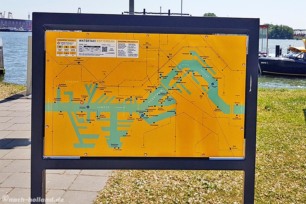 watertaxi schild